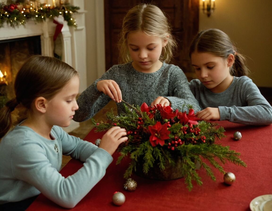Adventsgestecke aus Naturmaterialien herstellen - Kreative Bastelideen für Weihnachten mit Kindern ab 10 Jahren