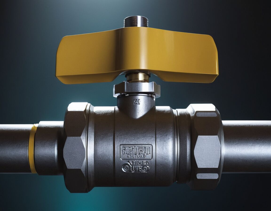 Vielseitig einsetzbar in Wasser- und Heizungsanlagen - Kugelhahn 1/2: Die optimale Lösung für Ihre Rohrleitungen und Wasserinstallationen