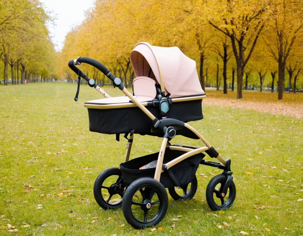 Platz für Gepäck und Utensilien integriert - Der perfekte Begleiter: Der 3 in 1 Kinderwagen für alle Lebenslagen