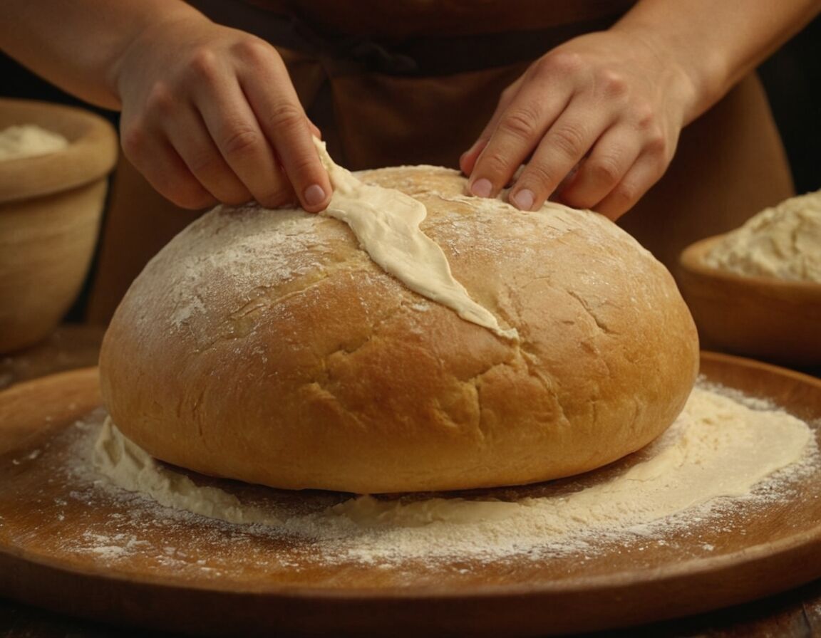 Leicht klebrigen Teig kneten bis Elastizität - Häckerle Rezept: Das Original aus der DDR für einen authentischen Genuss