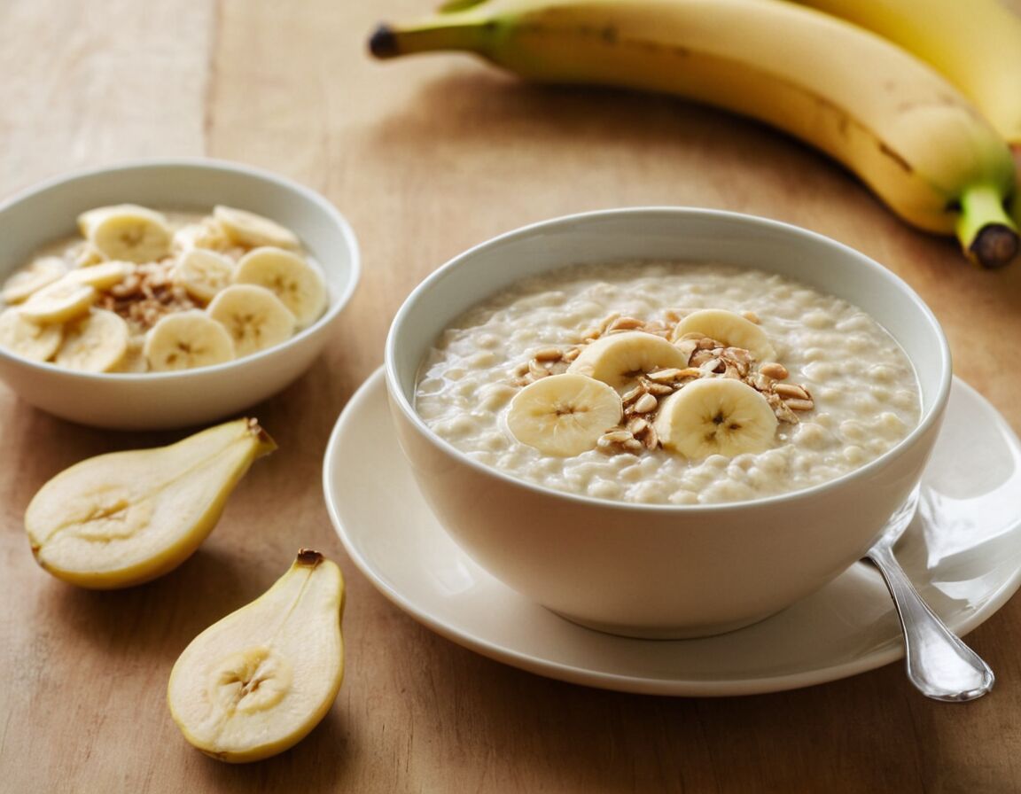 Tag 5: Wasser mit Ingwer und Bananen-Porridge - Scheinfasten Rezepte für 5 Tage: Gesunde Ideen für eine effektive Entgiftung