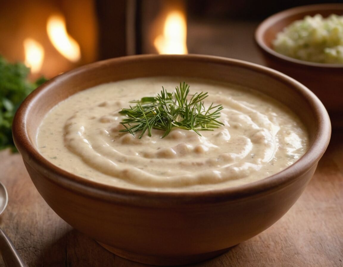 Sauce glatt pürieren, bis sie cremig ist - Zwiebelsauce wie bei Oma: Das traditionelle Rezept für den perfekten Geschmack