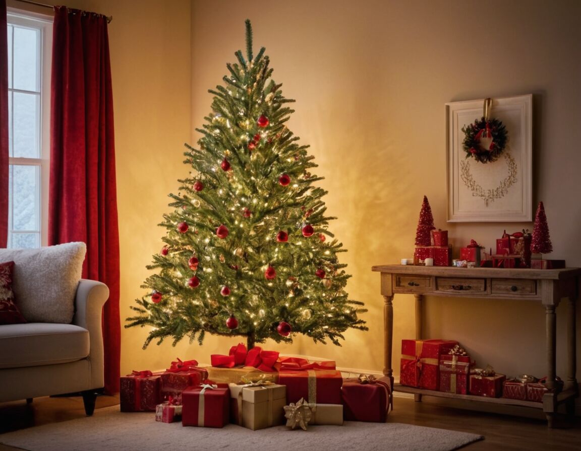 Stimmungsvolle Beleuchtung integriert - Künstlicher Weihnachtsbaum mit Beleuchtung: Der Testsieger für festliche Stimmung