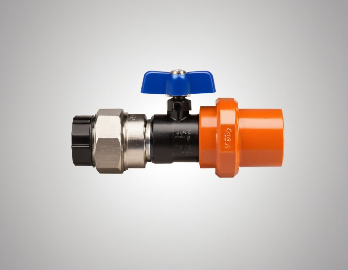 Platzsparendes Design für enge Installationsräume - Kugelhahn 1/2: Die optimale Lösung für Ihre Rohrleitungen und Wasserinstallationen