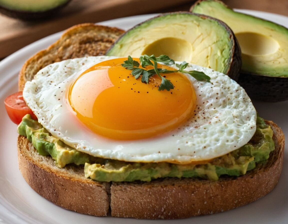 Spiegelei auf Avocado-Toast - Kreative Hauptspeisen: Leckere Rezepte mit vielen Eiern für jeden Anlass