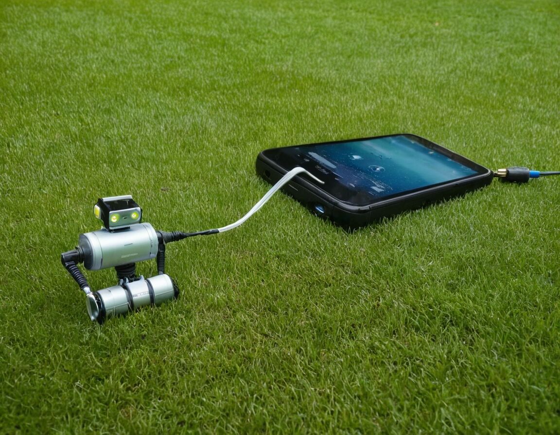 Ersatzkabel testen, falls vorhanden - Mähroboter Kabelbruch finden mit Handy: So identifizieren Sie das Problem schnell und einfach