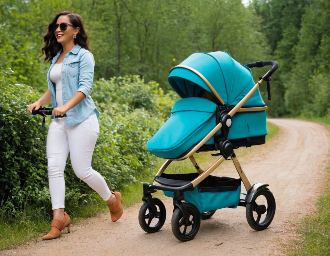 Sicherheitsmerkmale für entspanntes Fahren - Der perfekte Begleiter: Der 3 in 1 Kinderwagen für alle Lebenslagen