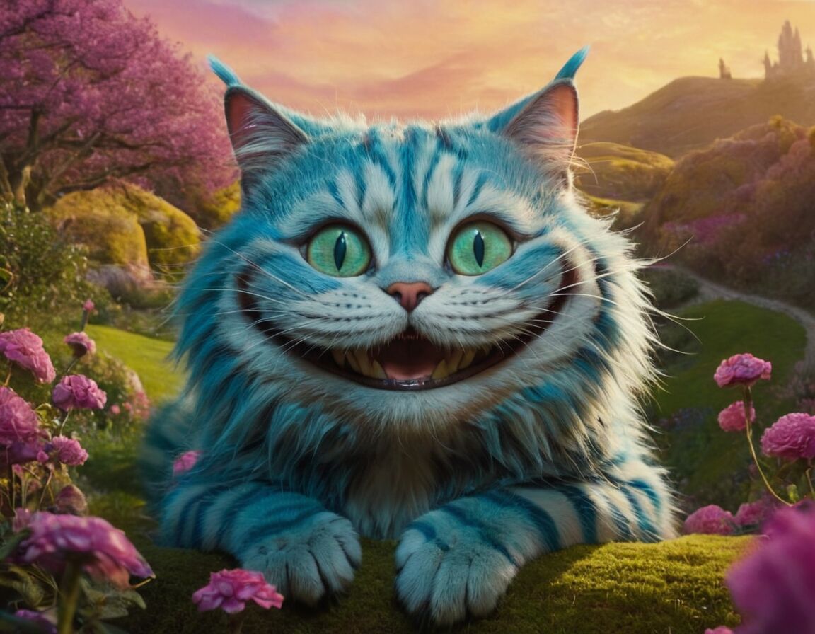 Die Grinsekatze aus Alice im Wunderland: Ein Symbol für Rätsel und ...