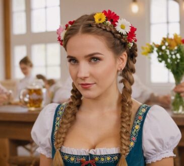 Mittellanges Haar: Die besten Dirndl-Frisuren für das Oktoberfest